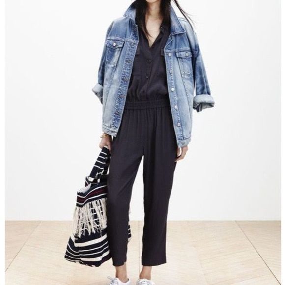 Madewell Pants - MADEWELL Pull On Jumpsuit Gray Size Medium